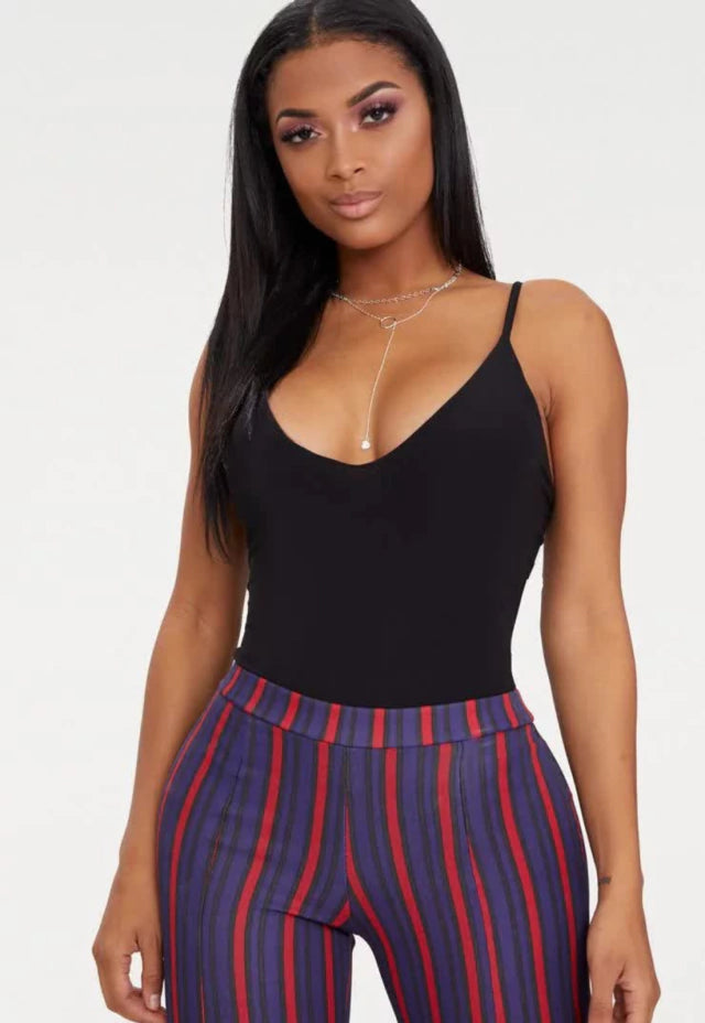 Body Regata Alcinha Preto