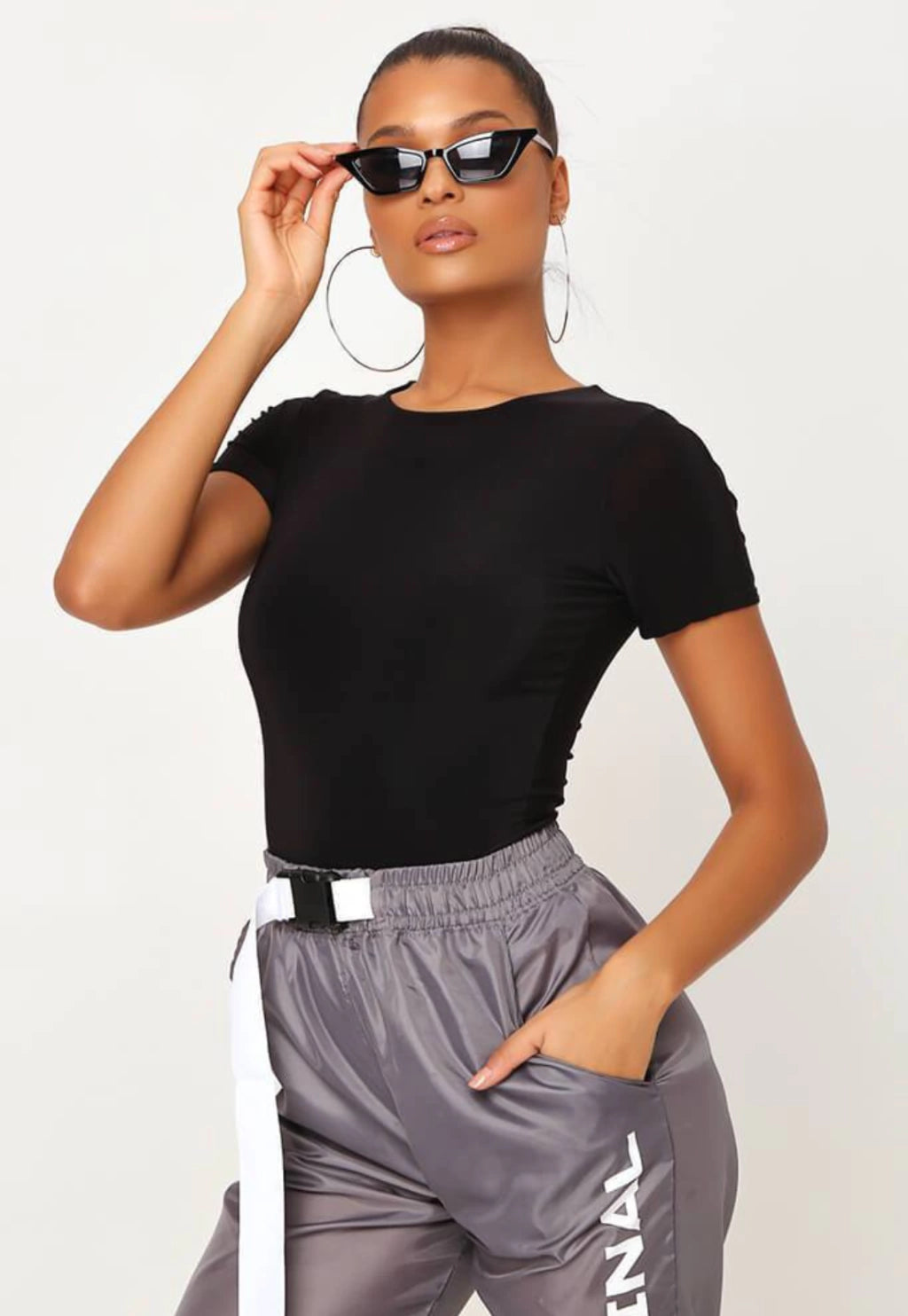 Body Manga Curta Liso