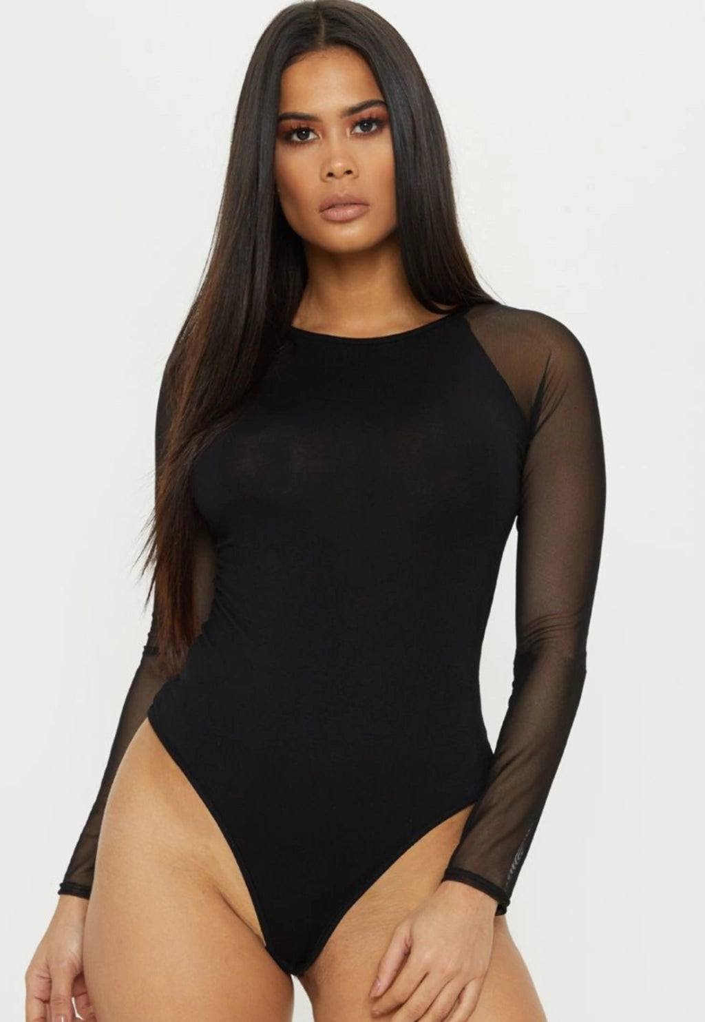 Body Manga Longa Tule