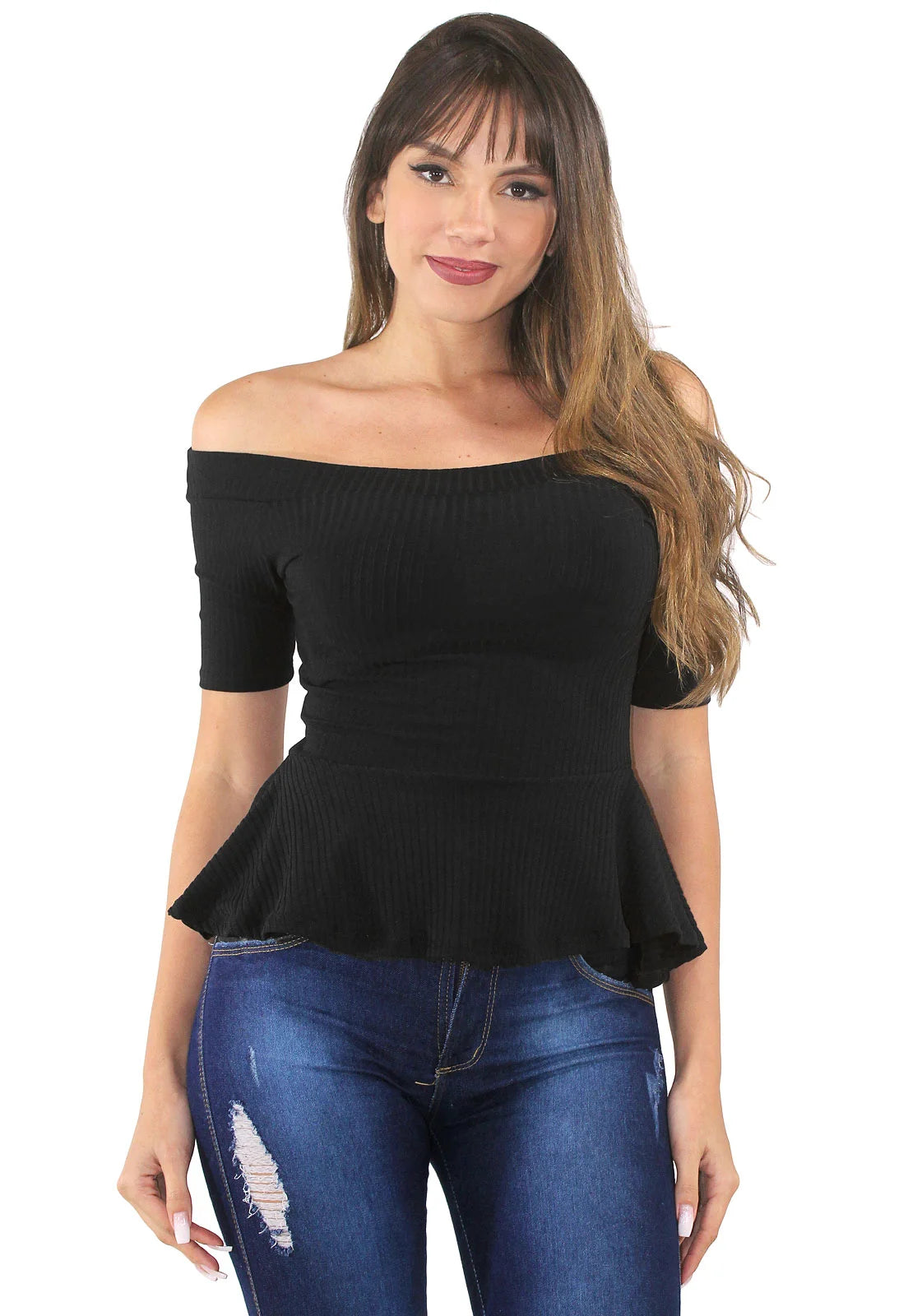 Blusa Feminina com Babado