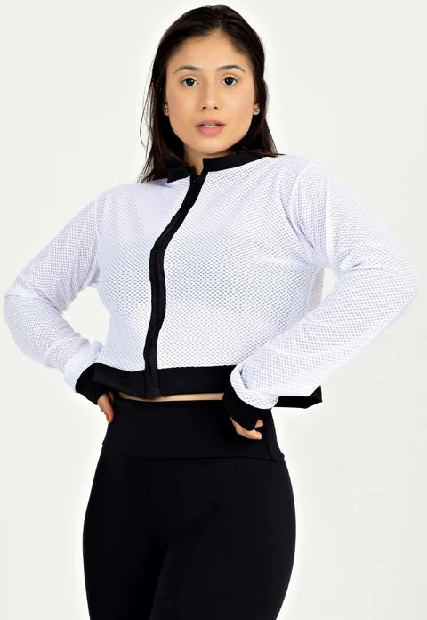 Casaco Fitness Com Ziper