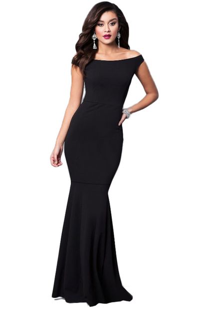 Vestido Social Longo Sereia