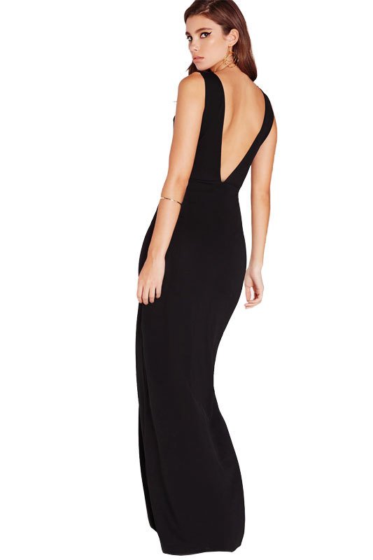 Vestido Longo Costa Nua Social